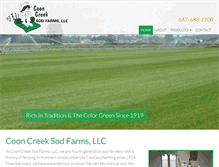 Tablet Screenshot of cooncreeksodfarms.com